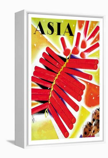 Chinese Fire Crackers-Frank Mcintosh-Framed Stretched Canvas