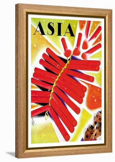 Chinese Fire Crackers-Frank Mcintosh-Framed Stretched Canvas