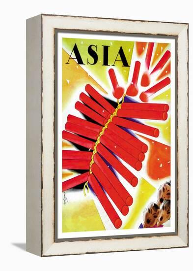 Chinese Fire Crackers-Frank Mcintosh-Framed Stretched Canvas