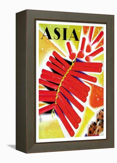Chinese Fire Crackers-Frank Mcintosh-Framed Stretched Canvas