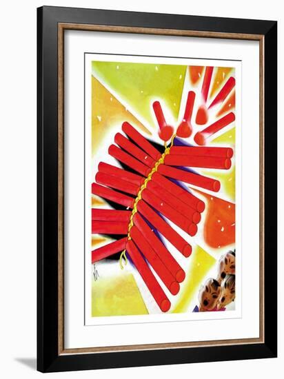 Chinese Fire Crackers-Frank Mcintosh-Framed Art Print