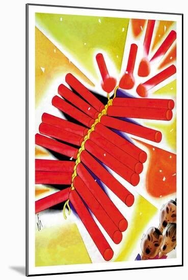 Chinese Fire Crackers-Frank Mcintosh-Mounted Art Print