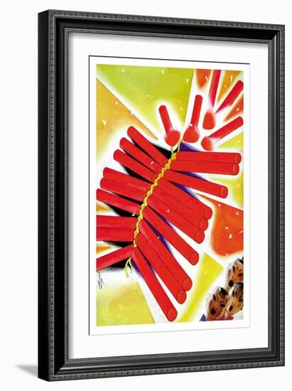 Chinese Fire Crackers-Frank Mcintosh-Framed Art Print