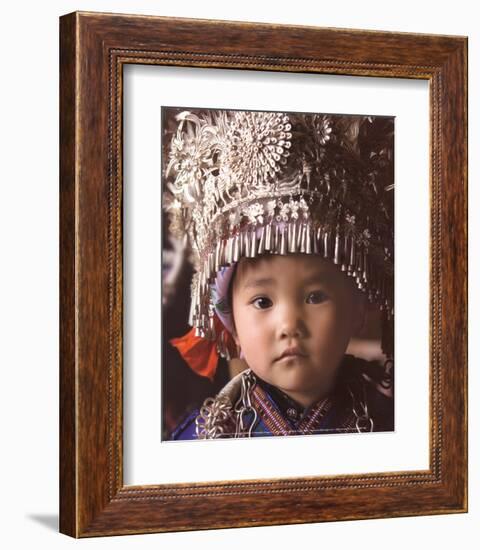 Chinese Girl-Nevada Wier-Framed Art Print