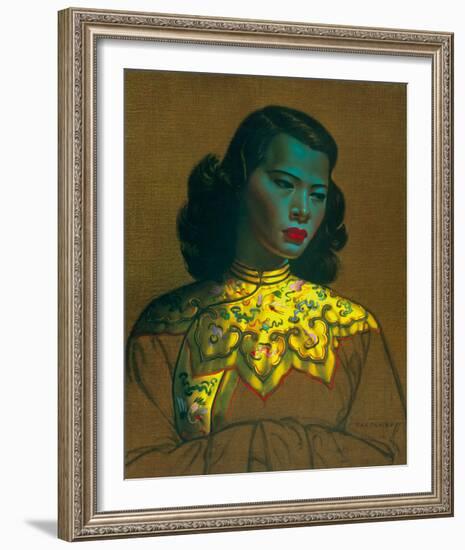 Chinese Girl-Vladimir Tretchikoff-Framed Giclee Print