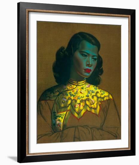 Chinese Girl-Vladimir Tretchikoff-Framed Giclee Print