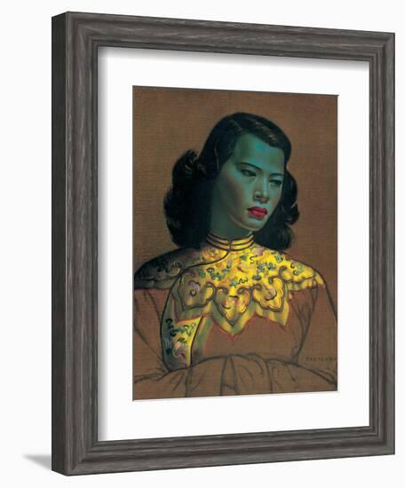 Chinese Girl-Vladimir Tretchikoff-Framed Art Print