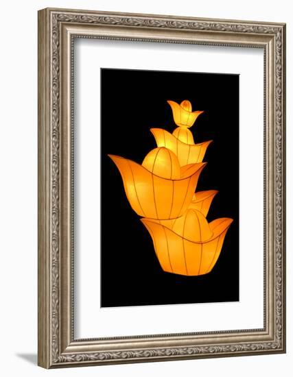 Chinese Gold Ingot Lantern-Liang Zhang-Framed Photographic Print