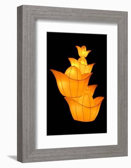 Chinese Gold Ingot Lantern-Liang Zhang-Framed Photographic Print