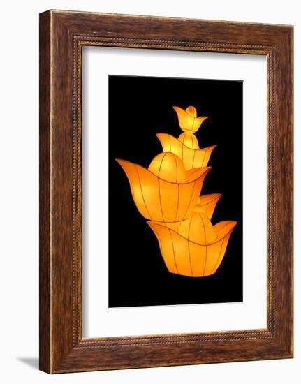 Chinese Gold Ingot Lantern-Liang Zhang-Framed Photographic Print