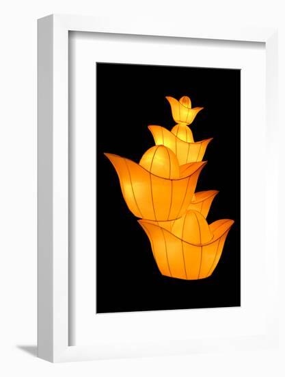 Chinese Gold Ingot Lantern-Liang Zhang-Framed Photographic Print