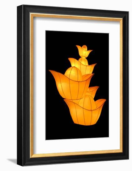 Chinese Gold Ingot Lantern-Liang Zhang-Framed Photographic Print