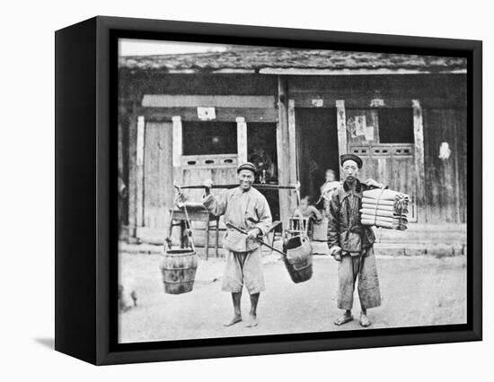 Chinese Hawkers, circa 1870-John Thomson-Framed Premier Image Canvas