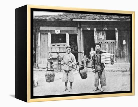 Chinese Hawkers, circa 1870-John Thomson-Framed Premier Image Canvas