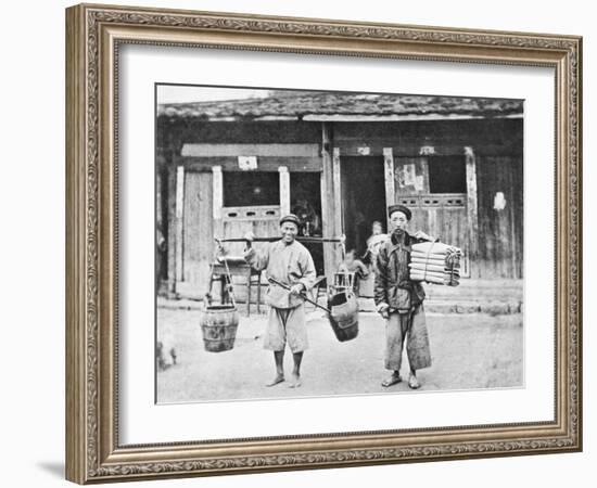 Chinese Hawkers, circa 1870-John Thomson-Framed Giclee Print