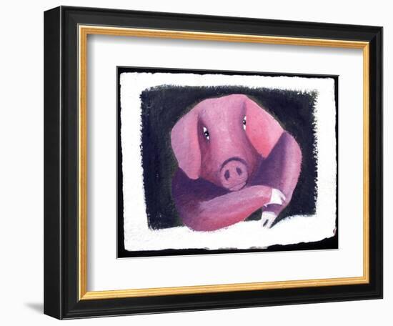 Chinese Horoscope: the Sign of Pork.-Patrizia La Porta-Framed Giclee Print