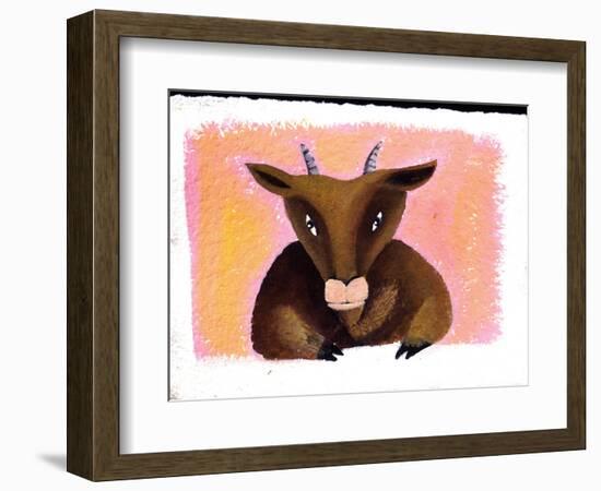 Chinese Horoscope: the Sign of the Goat.-Patrizia La Porta-Framed Giclee Print