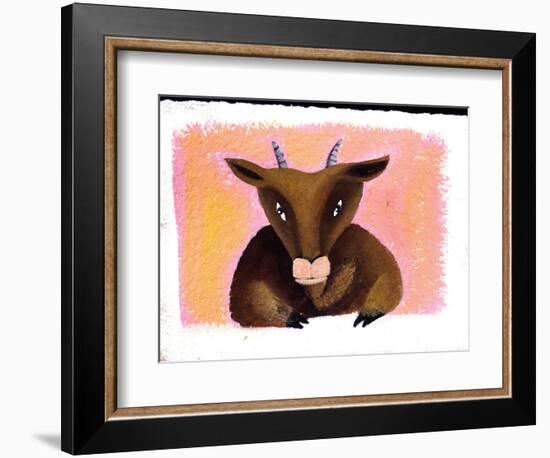 Chinese Horoscope: the Sign of the Goat.-Patrizia La Porta-Framed Giclee Print