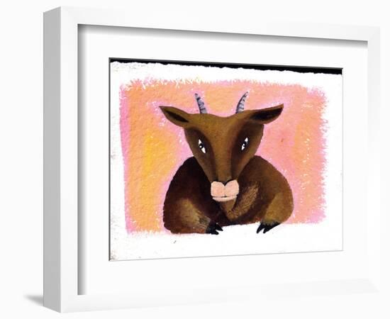 Chinese Horoscope: the Sign of the Goat.-Patrizia La Porta-Framed Giclee Print