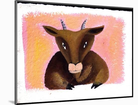 Chinese Horoscope: the Sign of the Goat.-Patrizia La Porta-Mounted Giclee Print