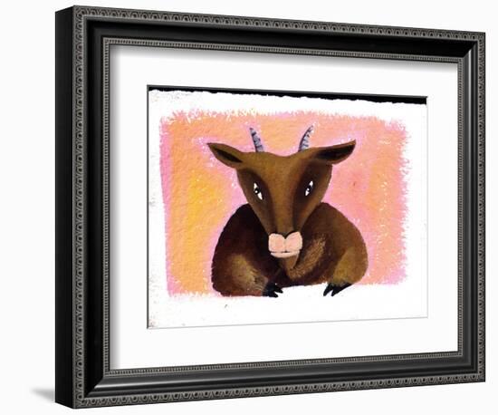 Chinese Horoscope: the Sign of the Goat.-Patrizia La Porta-Framed Giclee Print