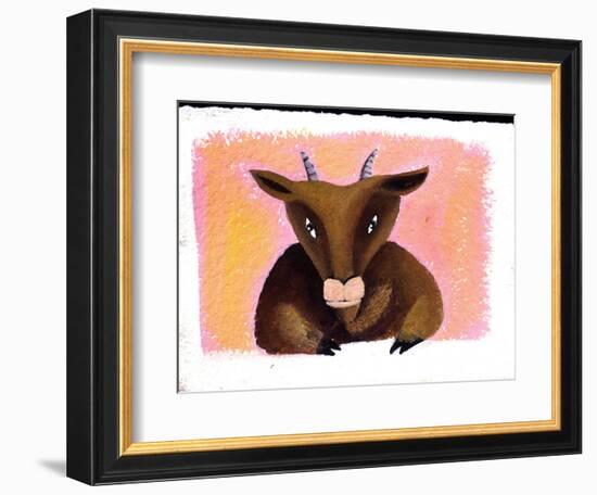 Chinese Horoscope: the Sign of the Goat.-Patrizia La Porta-Framed Giclee Print