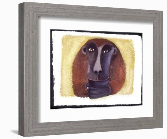 Chinese Horoscope: the Sign of the Monkey.-Patrizia La Porta-Framed Giclee Print