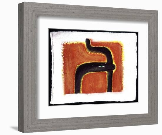 Chinese Horoscope: the Sign of the Snake.-Patrizia La Porta-Framed Giclee Print