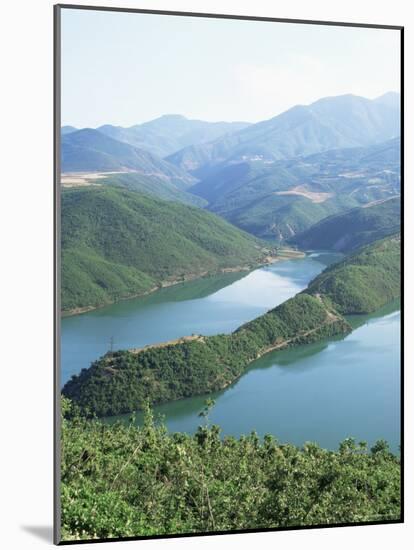 Chinese Hydro-Electric Scheme Near Kukes, Northern Area, Albania-David Lomax-Mounted Photographic Print