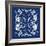 Chinese Indigo Fish II-Vision Studio-Framed Art Print