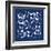 Chinese Indigo Fish IV-Vision Studio-Framed Art Print