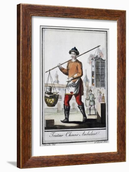 Chinese Itinerant Roaster, 1795, from the Travel Encyclopedia by Saint Sauveur-null-Framed Giclee Print