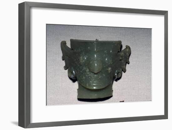 Chinese Jade Face, Neolithic period, c2500 BC-Unknown-Framed Giclee Print