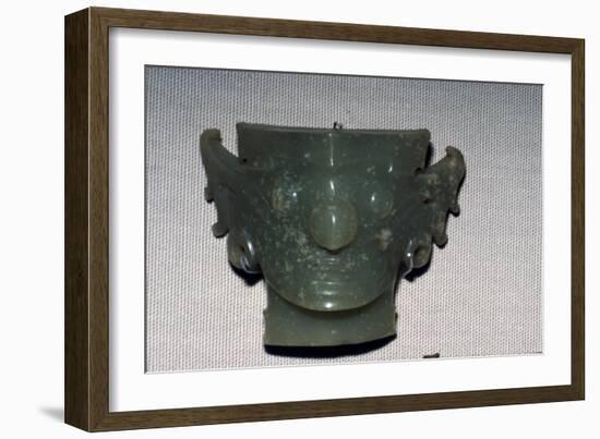 Chinese Jade Face, Neolithic period, c2500 BC-Unknown-Framed Giclee Print