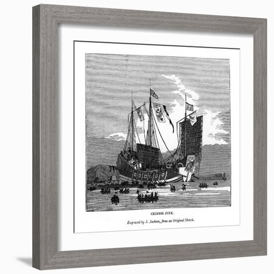 Chinese Junk, 1843-J Jackson-Framed Giclee Print