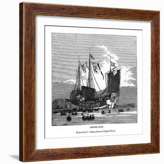 Chinese Junk, 1843-J Jackson-Framed Giclee Print