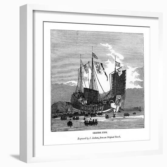 Chinese Junk, 1843-J Jackson-Framed Giclee Print