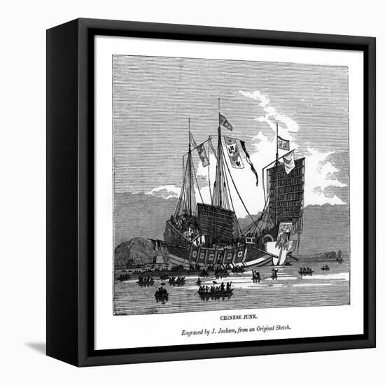 Chinese Junk, 1843-J Jackson-Framed Premier Image Canvas