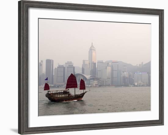 Chinese Junk, Hong Kong, China-Sergio Pitamitz-Framed Photographic Print