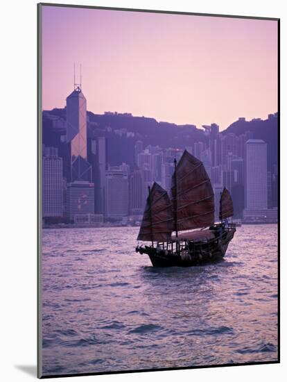 Chinese Junk, Victoria Harbour, Hong Kong, China-Rex Butcher-Mounted Photographic Print