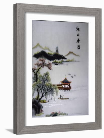 Chinese Lake-null-Framed Giclee Print