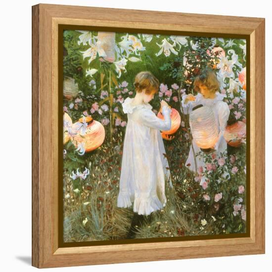 Chinese Lanterns, Girls, 1885-John Singer Sargent-Framed Premier Image Canvas