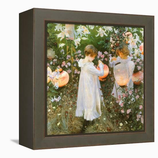 Chinese Lanterns, Girls, 1885-John Singer Sargent-Framed Premier Image Canvas