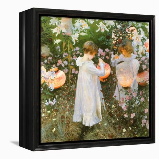 Chinese Lanterns, Girls, 1885-John Singer Sargent-Framed Premier Image Canvas