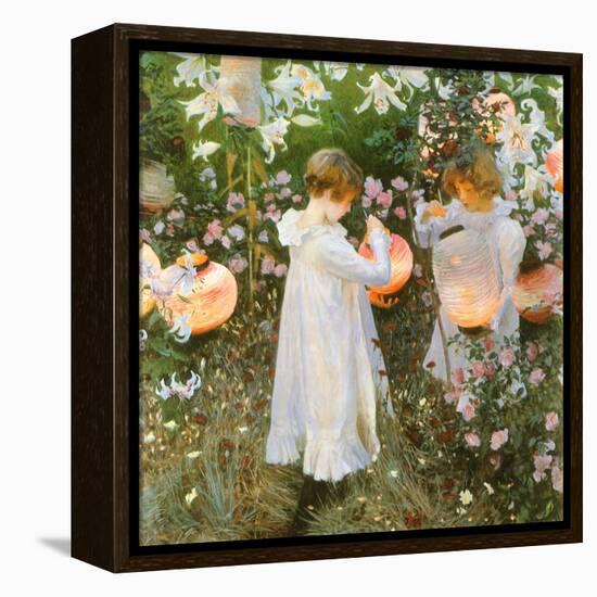 Chinese Lanterns, Girls, 1885-John Singer Sargent-Framed Premier Image Canvas