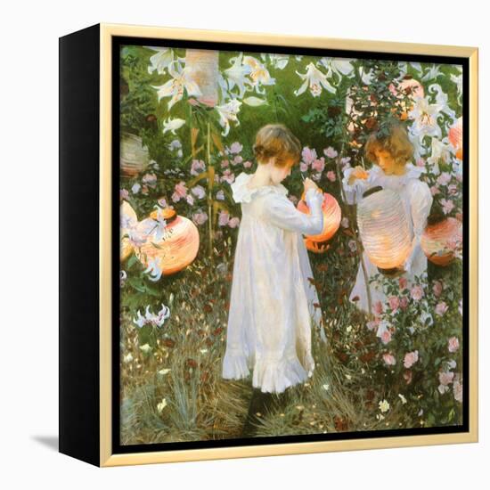 Chinese Lanterns, Girls, 1885-John Singer Sargent-Framed Premier Image Canvas