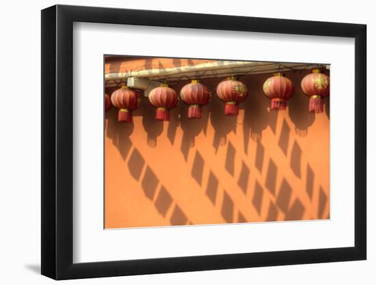 Chinese Lanterns in Kunming Ethnic Minorities Village Park, China-Darrell Gulin-Framed Photographic Print