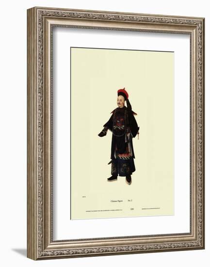 Chinese Mandarin Figure-null-Framed Art Print