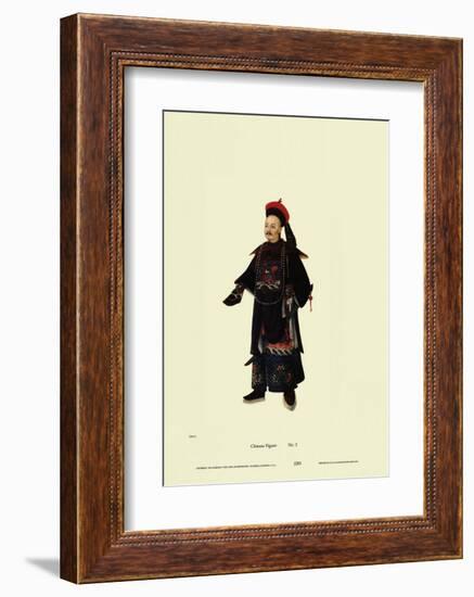 Chinese Mandarin Figure-null-Framed Art Print