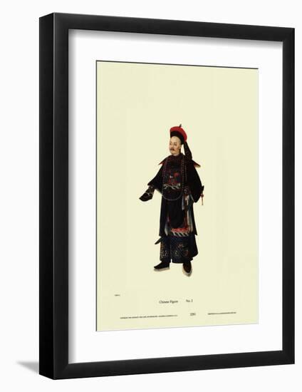 Chinese Mandarin Figure-null-Framed Art Print